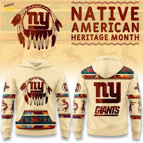 New York Giants x Native American Heritage Limited Edition-3D Unisex Hoodie