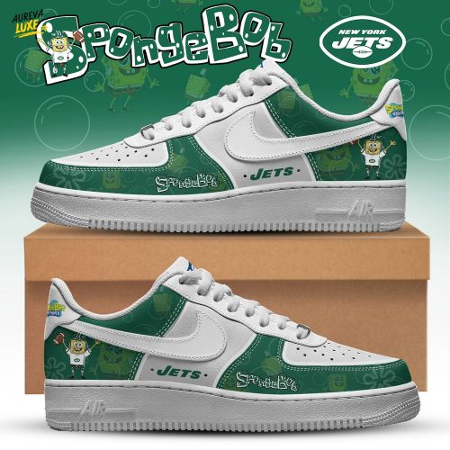 New York Jets NFL x SpongeBob Limited Edition Air Force 1 | Cutest Drop of the Year