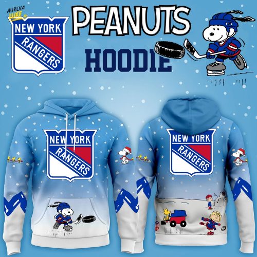 New York Rangers Hockey Peanuts Hoodie 2025 Limited Edition-3D Unisex Hoodie