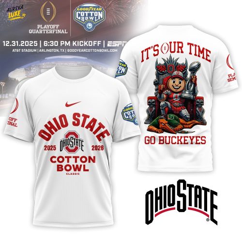 Ohio State Buckeyes | Premium NCAA 2025-2026 Cotton Bowl Champions Shirt MM