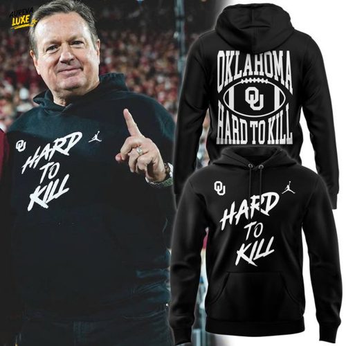 Oklahoma Football HARD TO KILL Hoodie Black (Updated Version)