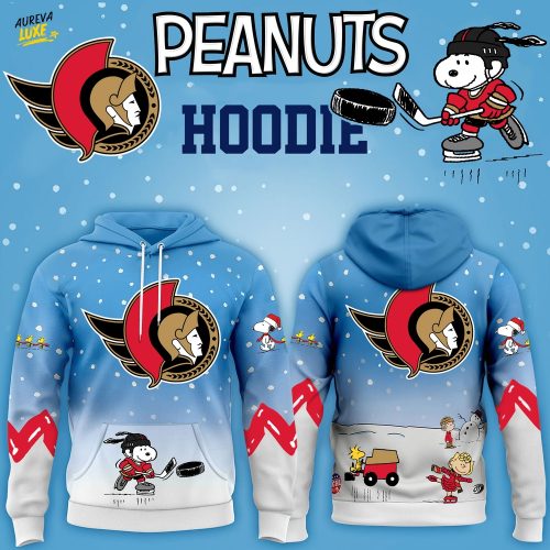 Ottawa Senators Hockey Peanuts Hoodie 2025 Limited Edition-3D Unisex Hoodie