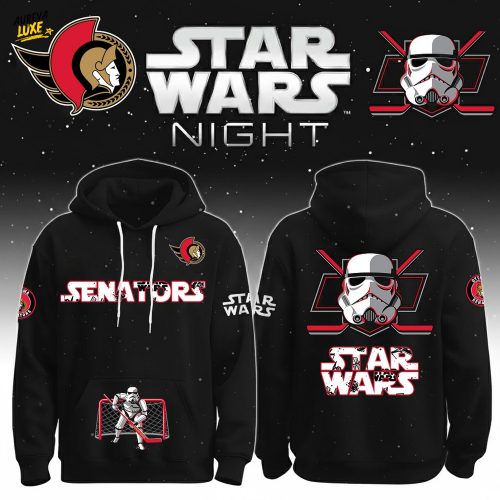 Ottawa Senators Hockey Star Wars Night Hoodie 2025 Limited Edition-3D Unisex Hoodie