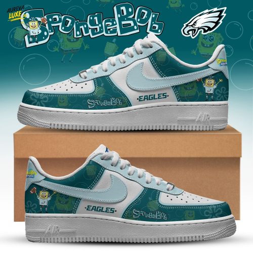 Philadelphia Eagles NFL x SpongeBob Limited Edition Air Force 1 | Cutest Drop of the Year