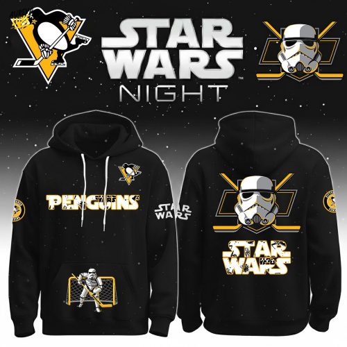 Pittsburgh Penguins Hockey Star Wars Night Hoodie 2025 Limited Edition-3D Unisex Hoodie