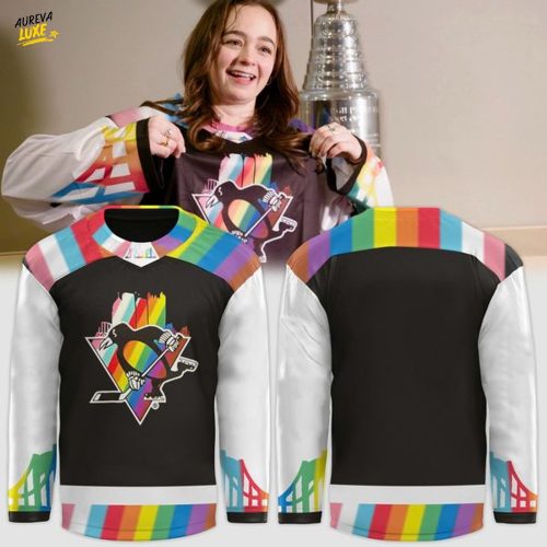 Pittsburgh Penguins x Jess Schweitzer 2025 New Hockey Jersey (v2)