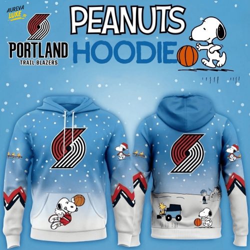 Portland Trail Blazers Basketball Peanuts Hoodie 2025 Limited Edition-3D Unisex Hoodie