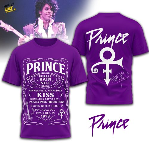 Premium Prince Purple Rain 3D Shirt TD
