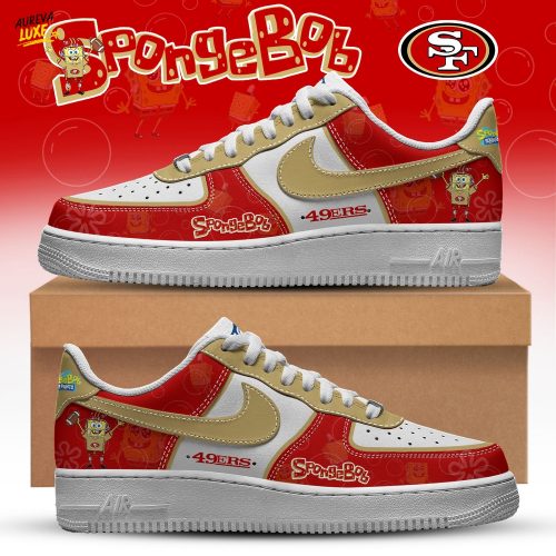San Francisco 49ers NFL x SpongeBob Limited Edition Air Force 1 | Cutest Drop of the Year