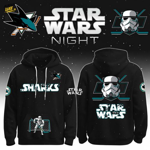 San Jose Sharks Hockey Star Wars Night Hoodie 2025 Limited Edition-3D Unisex Hoodie