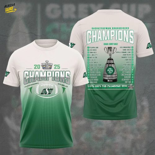 Saskatchewan Roughriders 3D Apparel