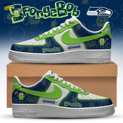 Seattle Seahawks NFL x SpongeBob Limited Edition Air Force 1 | Cutest Drop of the Year