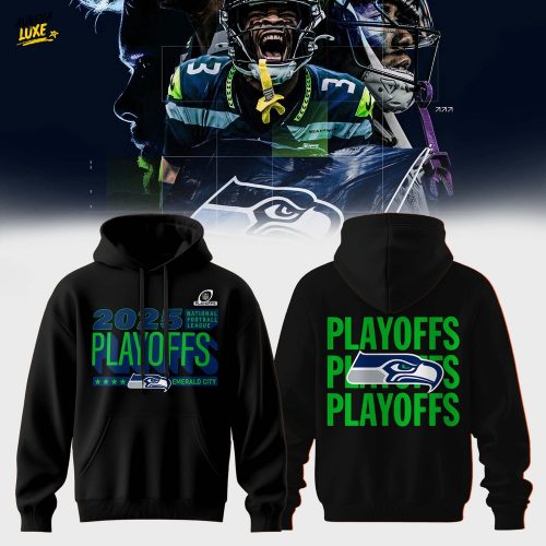 Seattle Seahawks Playoff Hoodie – 12s 2025 Postseason Gear