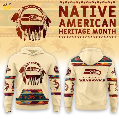 Seattle Seahawks x Native American Heritage Limited Edition-3D Unisex Hoodie