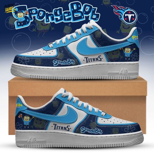 Tennessee Titans NFL x SpongeBob Limited Edition Air Force 1 | Cutest Drop of the Year