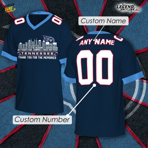 Tennessee Titans x Legend City Football Limited Edition Jersey-V-neck Short Sleeve Jersey