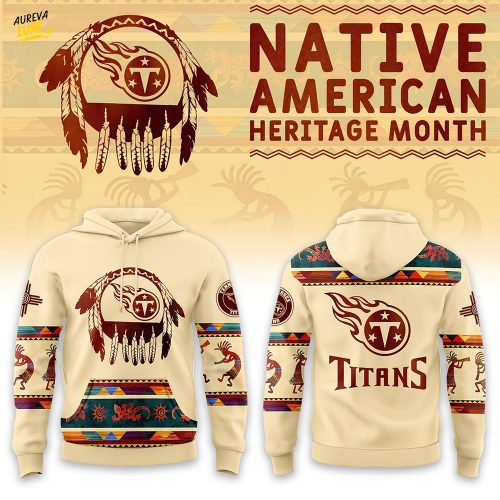 Tennessee Titans x Native American Heritage Limited Edition-3D Unisex Hoodie