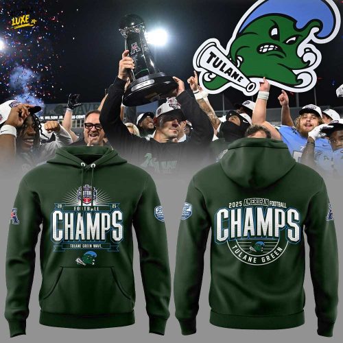 Tulane 2025 The American Football Champions Hoodie