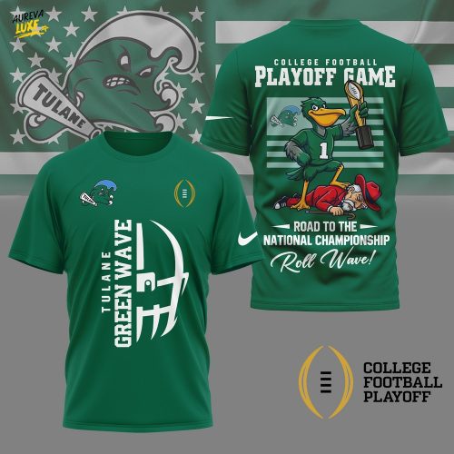 Tulane Green Wave | Premium NCAA College Football Playoff Game 3D Shirt