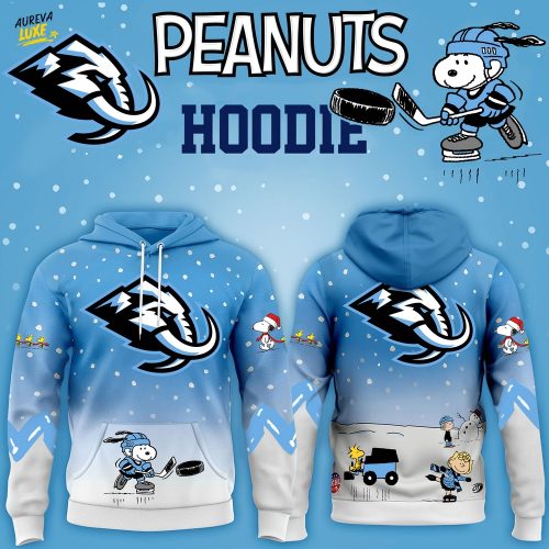 Utah Mammoth Hockey Peanuts Hoodie 2025 Limited Edition-3D Unisex Hoodie