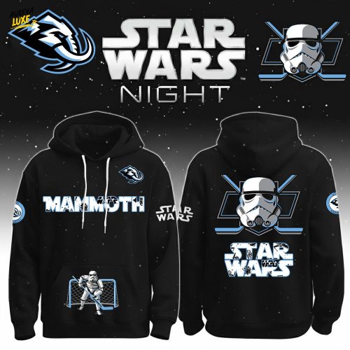 Utah Mammoth Hockey Star Wars Night Hoodie 2025 Limited Edition-3D Unisex Hoodie