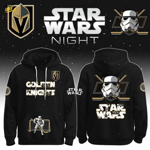 Vegas Golden Knights Hockey Star Wars Night Hoodie 2025 Limited Edition-3D Unisex Hoodie