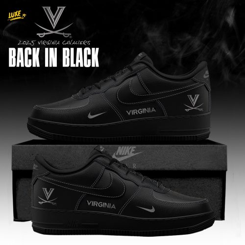 Virginia Cavaliers ‘Back in Black’ 2025 Special Edition AF1 Sneakers