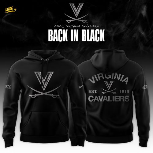 Virginia Cavaliers ‘Back in Black’ 2025 Special Edition Hoodie