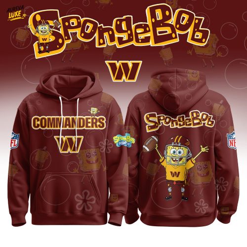 W Commanders x SpongeBob Limited Edition Hoodie | Cutest Drop of the Year