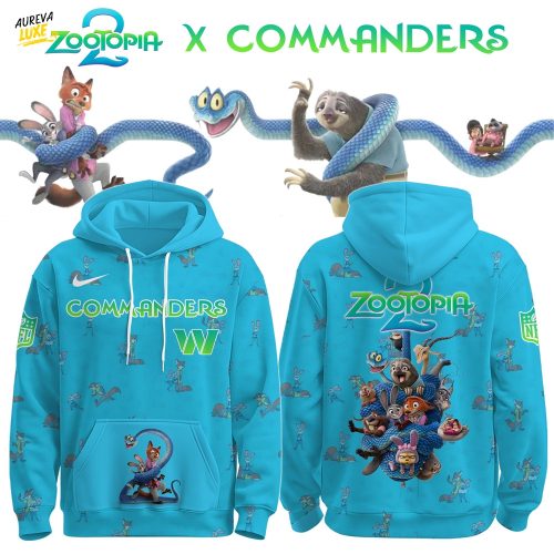 WAS Commanders x Zootopia2 Special Edition Hoodie