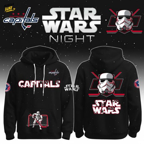 Washington Capitals Hockey Star Wars Night Hoodie 2025 Limited Edition-3D Unisex Hoodie