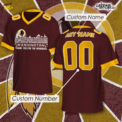 Washington Commanders x Legend City Football Limited Edition Jersey-V-neck Short Sleeve Jersey