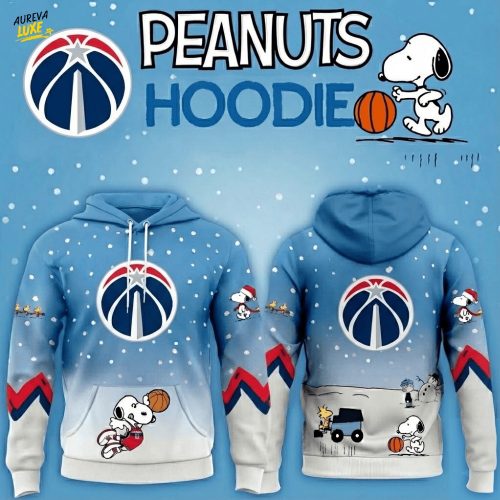 Washington Wizards Basketball Peanuts Hoodie 2025 Limited Edition-3D Unisex Hoodie