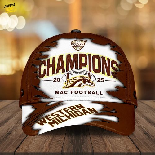 Western Michigan Broncos 2025 MAC Football Champions Classic Cap