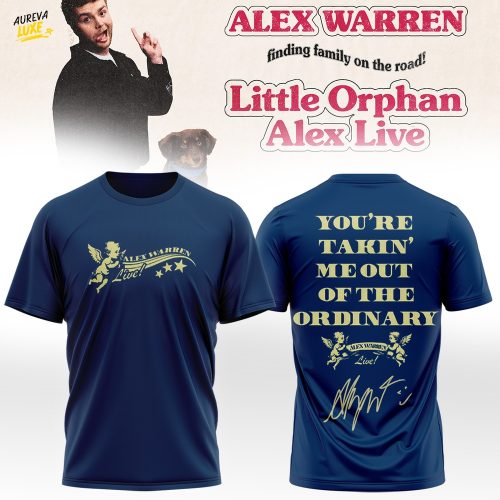 Alex Warren’s “Little Orphan Alex” Tour Shirt