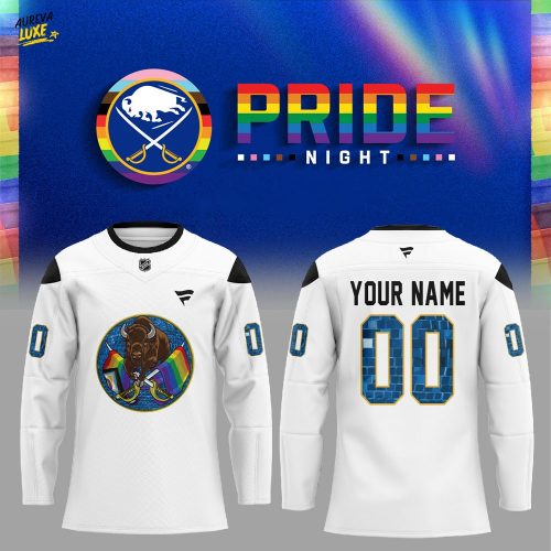 B Sabres 2025-26 Pride Night Combo Hockey Jersey Custom Name, Number