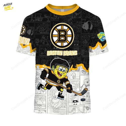 Boston Bruins SpongeBob Tshirt
