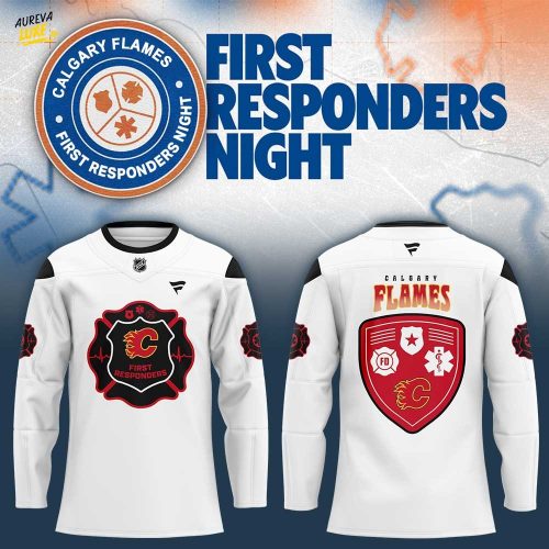C Flames First Responders Night 2026 Hockey Jersey