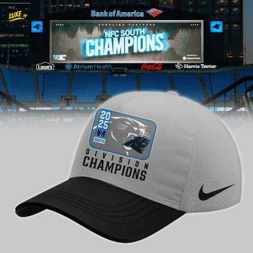 Carolina Panthers 2025 NFC South Division Champions Limited Stitching Cap