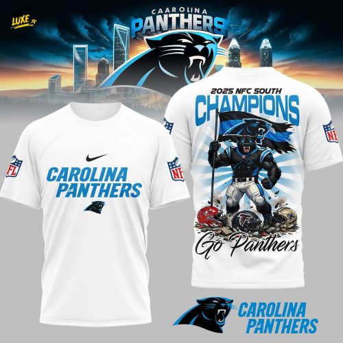 Carolina Panthers | Premium NFL NFC South Champions Super Bowl 3D Shirt TD
