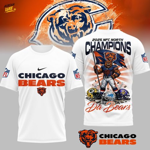 Chicago Bears | Premium NFL NFC South Champions Super Bowl 3D Shirt TD