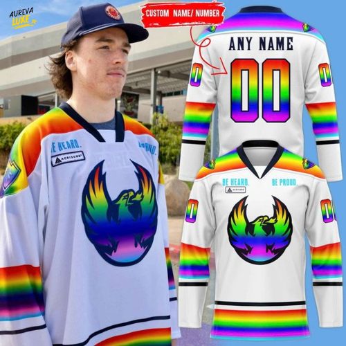 Coachella Valley Firebirds '' Pride Night '' 2026 Hockey Jersey