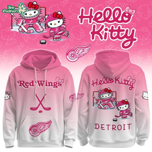 DET Red Wings Special Hello Kitty Limited Edition Hoodie