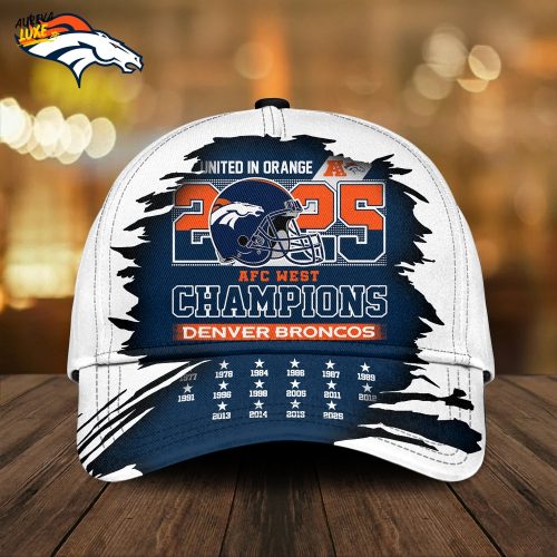 Denver Broncos | Premium NFL AFC West Champions Super Bowl Classic Cap TD