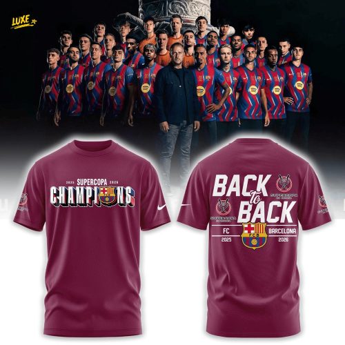 FC Barcelona 2025/26 Spanish Super Cup Champions Apparels