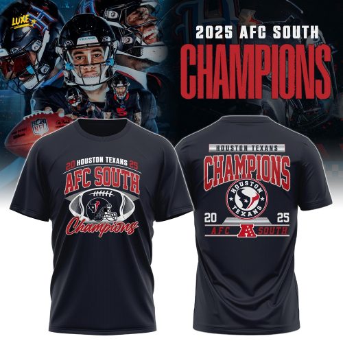 Houston Texans 2025 AFC South Champions T-shirt