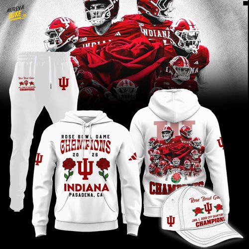 Indiana Hoosiers 2026 Rose Bowl Champions Hoodie