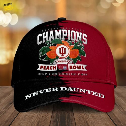 Indiana Hoosiers Football 2026 Peach Bowl Champions Classic Cap