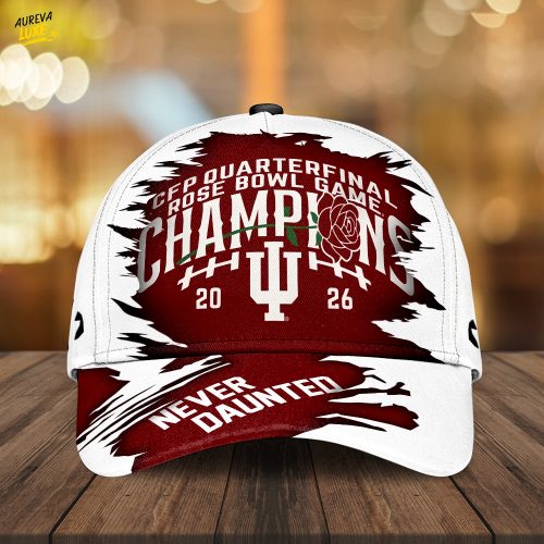 Indiana Hoosiers Football 2026 Rose Bowl Champions Classic Cap