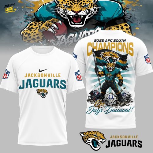 Jacksonville Jaguars | Premium NFL AFC South Champions Super Bowl 3D Shirt TD
